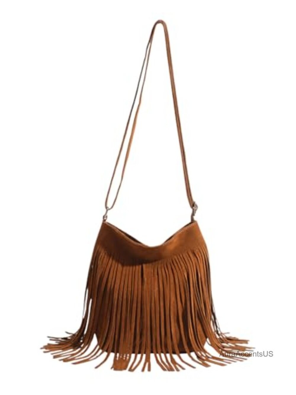 Fringe Tassel Crossbody Bag PU Leather Western Shoulder Purse Festival